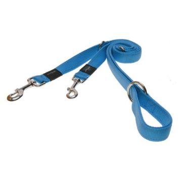 Picture of Rogz Utility Turquoise Large (Fanbelt) Training Lead 1.8m x 20mm x 1