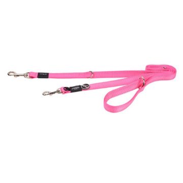 Picture of Rogz Utility Pink Large (Fanbelt) Training Lead 1.8m x 20mm x 1
