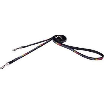 Picture of Rogz Fancy Dress Multi Bone Multi Lead Medium 1.8m x 16mm x 1