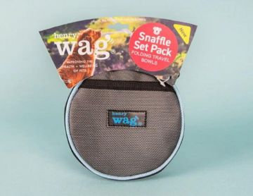 Picture of Henry Wag Snaffle Set Folding Travel Bowls x 1