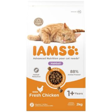 Picture of Iams Cat Hairball - Chicken 2kg
