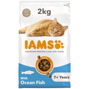 Picture of Iams Senior Cat - Ocean Fish 2kg