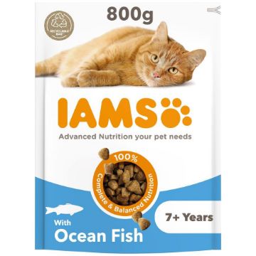 Picture of Iams Senior Cat - Ocean Fish 800g