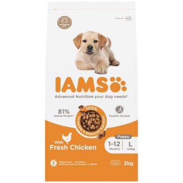 Picture of Iams Puppy Large Breed Chicken 2kg