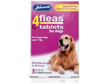 Picture of Johnson's 4-Fleas Dog Flea Tablets 3 Tab x 1