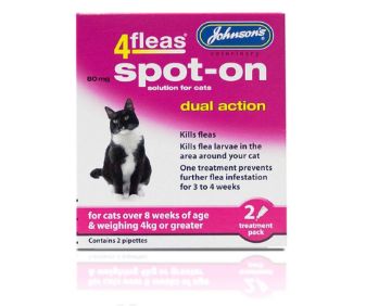 Picture of Johnson's 4-Fleas Cat Spot-On Drops x 1