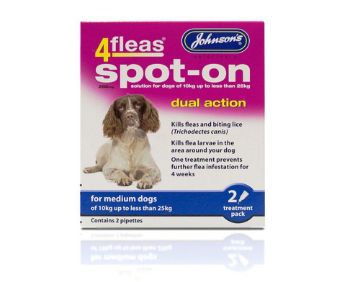 Picture of Johnson's 4-Fleas Medium Dog Spot-On Drops x 1