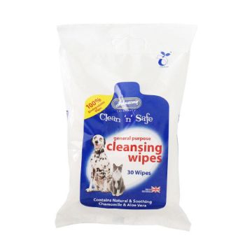 Picture of Johnson's Clean 'n' Safe Cleansing Wipes 30 Wipe Sachet x 1