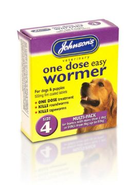 Picture of Johnson's One Dose Easy Wormer Size 4 Extra Large x 3