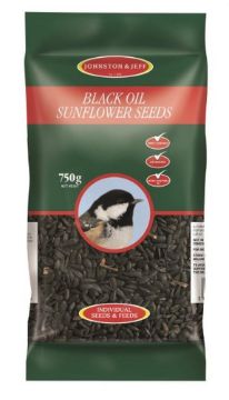 Picture of Johnston & Jeff Black Sunflower Seed 750g