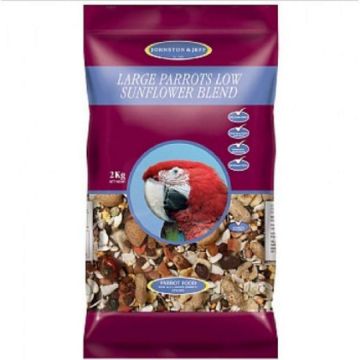 Picture of Johnston & Jeff Large Parrot Low Sunflower 2kg