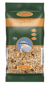 Picture of Johnston & Jeff Superior Wild Bird Mix with Fruit 1kg x 1