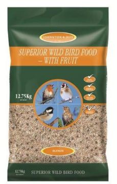 Picture of Johnston & Jeff Superior Wild Bird Mix with Fruit 12.75kg