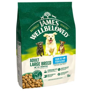 Picture of JWB Adult Dog Large Breed - Fish & Rice 15kg