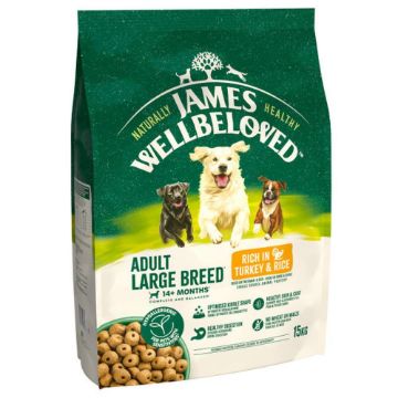 Picture of JWB Adult Dog Large Breed Turkey & Rice 15kg