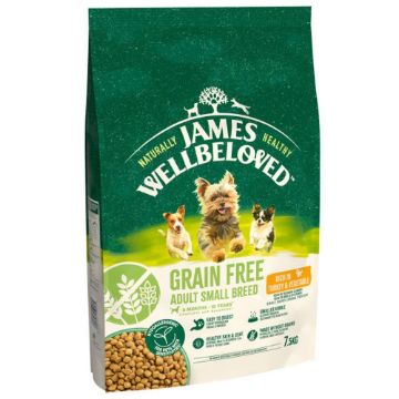 Picture of JWB Adult Small Breed Dog Grain-Free - Turkey 7.5kg