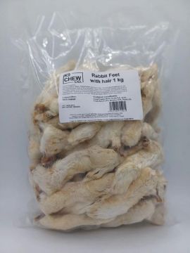 Picture of K9 Chew Co. Hairy Rabbit Feet 1kg x 1