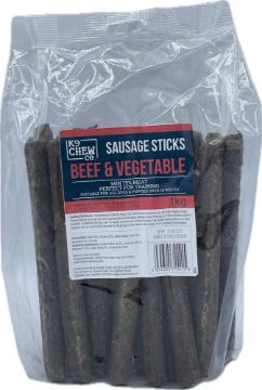 Picture of K9 Chew Co. Sausage Sticks Beef & Veg 1kg