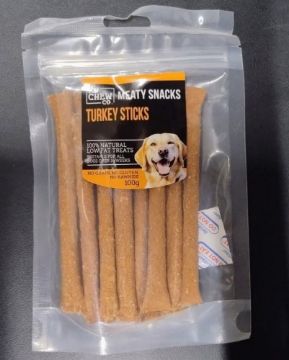 Picture of K9 Chew Co. Meaty Snacks Sticks Turkey 100g x 1