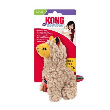 Picture of KONG Cat Toy Buzzy Softies Llama x 1