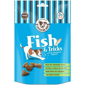 Picture of Laughing Dog Fish & Tricks Dog Treats (Fishy Treats) 125g x 5