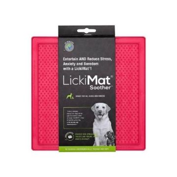 Picture of LickiMat Soother Red/Pink  x 1
