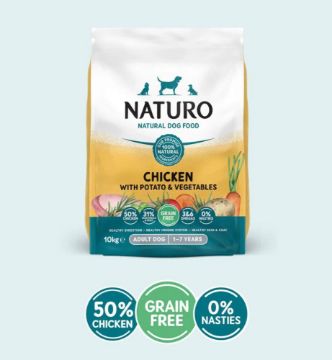 Picture of Naturo Adult Dog Complete Chicken, Potato & Veg 10kg x 1
