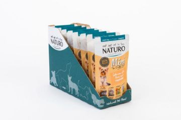 Picture of Naturo Adult Dog Mini Pouch Salmon, Rice & Veg 150g x 8