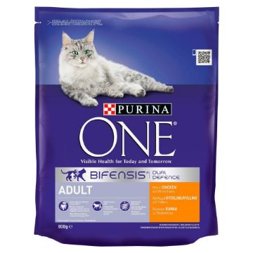 Picture of Purina One Adult Cat Chicken & Whole Grains 800g x 1