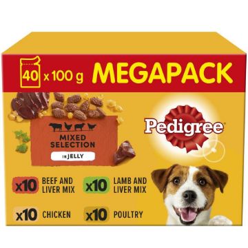 Picture of Pedigree Pouches Adult - Mixed Selection in Jelly 100g x 40