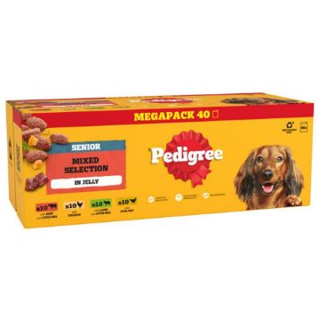 Picture of Pedigree Pouch Senior Mixed Selection in Jelly 100g x 40