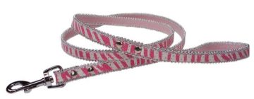 Picture of Pet London Dog Lead - Glitter Zebra Pink x 1