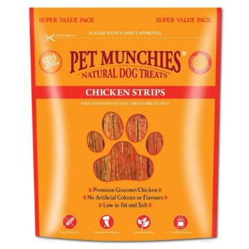 Picture of Pet Munchies Dog Treats - Chicken Strips 320g x 3
