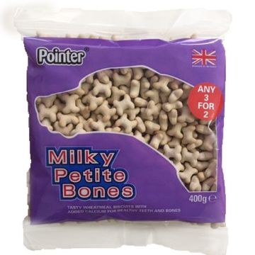 Picture of Pointer Milky Petite Bones 400g x 6
