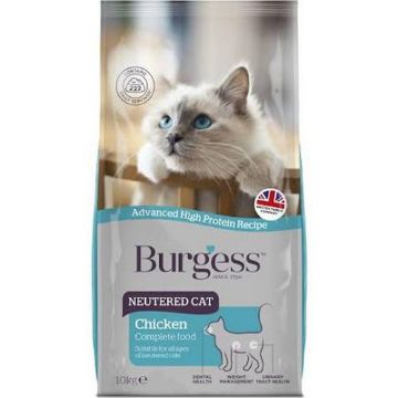 Picture of Burgess Neutered Cat - Chicken 10kg