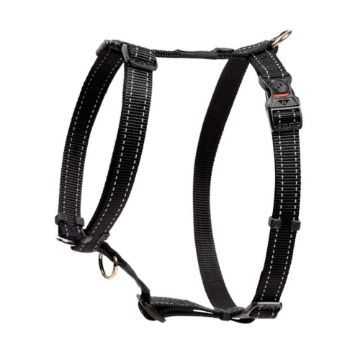 Picture of Rogz Utility Black Large (Fanbelt) H-Harness 18¾"-29½" x 1