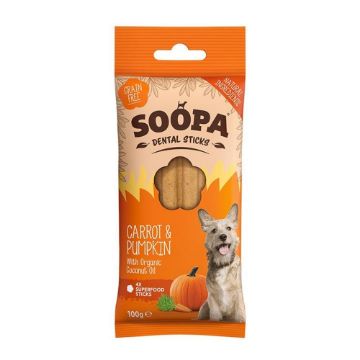Picture of Soopa Dental Sticks - Carrot & Pumpkin 4-Stick 100g x 1
