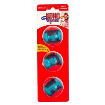 Picture of KONG Squeezz Action Sports Ball - Small 3pk x 1