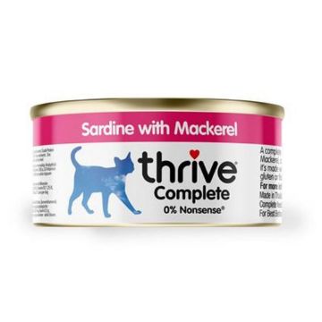 Picture of Thrive Cat Can Sardine & Mackerel in Gravy 75g x 12