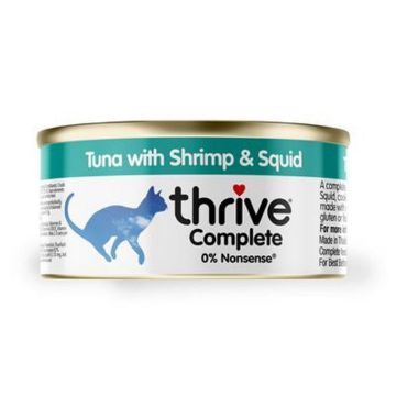 Picture of Thrive Cat Can Tuna, Shrimp & Squid 75g x 12