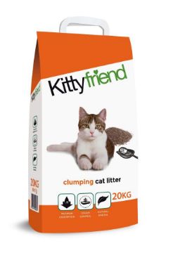 Picture of Kittyfriend Clumping Grey Cat Litter 20kg