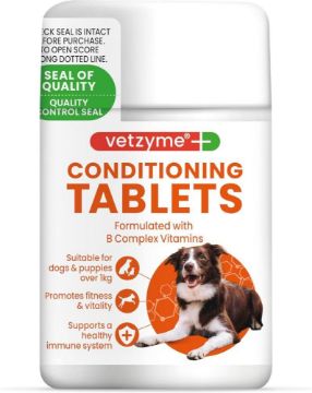 Picture of Vetzyme Dog Conditioning Tablets 100 Tab x 1