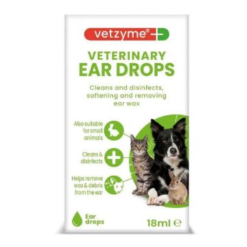 Picture of Vetzyme Ear Drops & Cleanser 18ml x 1