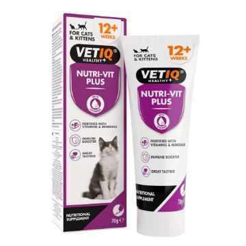 Picture of VETIQ Nutri-Vit Plus Paste - Cat & Kitten 70g x 1