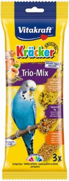 Picture of Vitakraft Budgie Triple Kracker Honey & Sesame / Egg & Grass Seeds / Apricot & Fig x 7