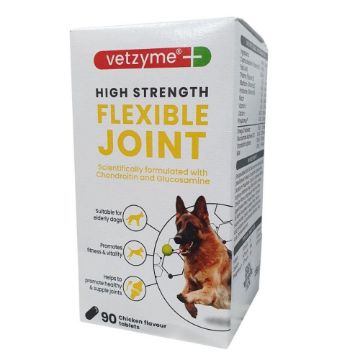 Picture of Vetzyme Flexible Joint Tablets - High Strength 90 tab x 1