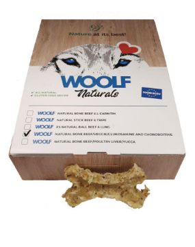 Picture of * Woolf Naturals Bone with Beef, Veg, Glucosamin & Chondroitin 24g x 30