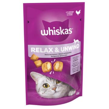 Picture of Whiskas Relax & Unwind Cat Treats 45g x 8