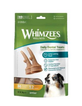 Picture of * Whimzees Antler Medium 12pk x 1