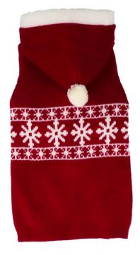 Picture of 2026 Dog Life Christmas Santa Hoodie Dark Red Small x 1